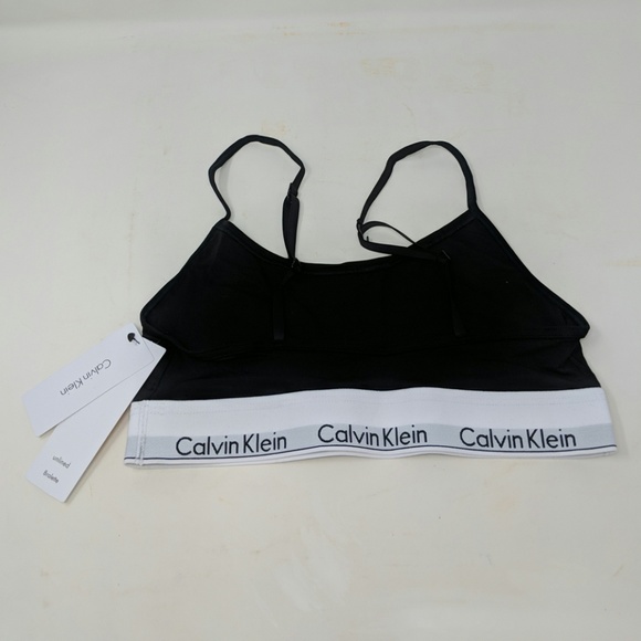 Calvin Klein Skinny Strap Bralette - Picture 5 of 6